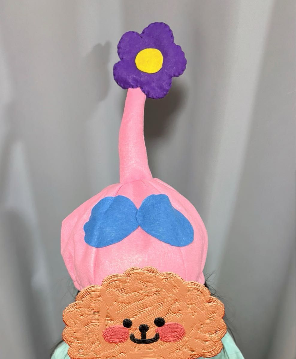 なりきり帽子 青ピクミン 赤ピクミン 黄ピクミン ピクミン なりきり帽子 青ピクミン 赤ピクミン 黄ピクミン ピクミン