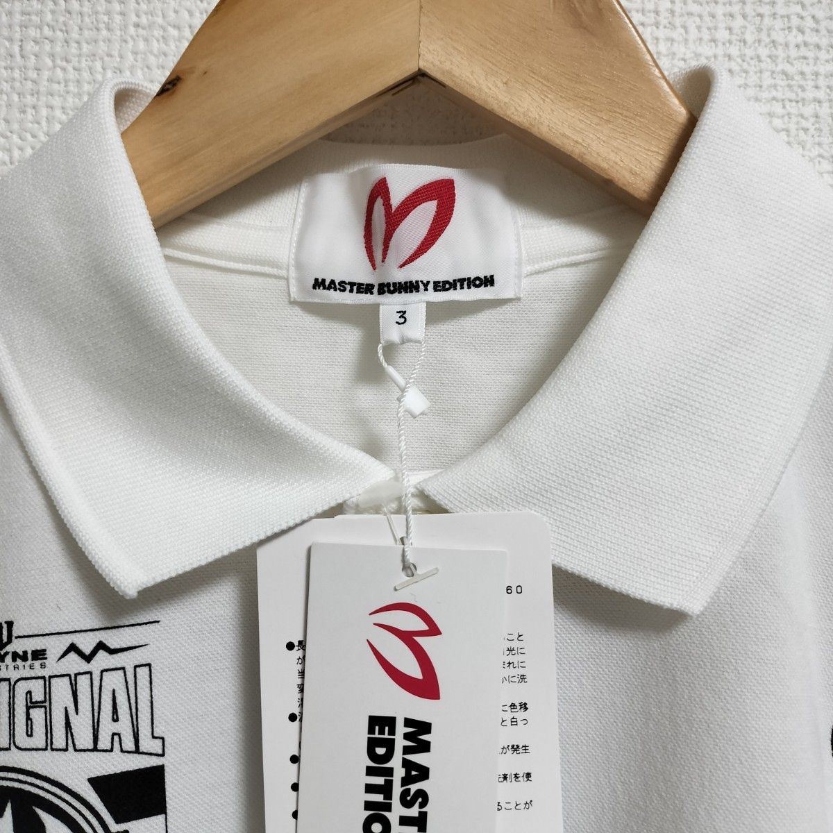 マスターバニーエディション×バットマンコラボ 半袖ポロシャツ マスターバニーエディション×バットマンコラボ 半袖ポロシャツ