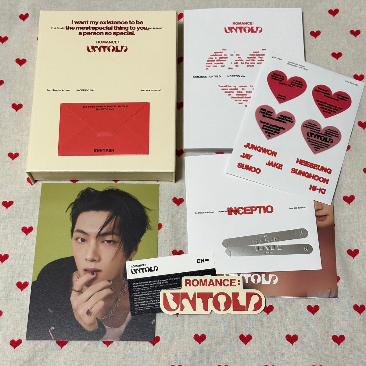 ENHYPEN [ROMANCE UNTOLD] INCEPTIO Ver アルバム CD｜Yahoo