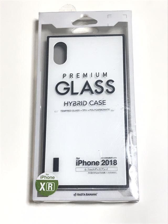 anonymity including carriage iPhoneXR for cover hybrid case ( glass TPU poly- car bone-to) white white new goods iPhone10R I ho nXR iPhone XR/CB7