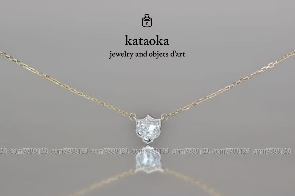 保管品◎12.8万◎kataoka jewelry◎ダイヤモンド ネックレス カタオカ ジュエリーTOMORROWLAND片岡 義順 (元AbHeri 旧Yoshinob)_※画像・ロゴおかりしました