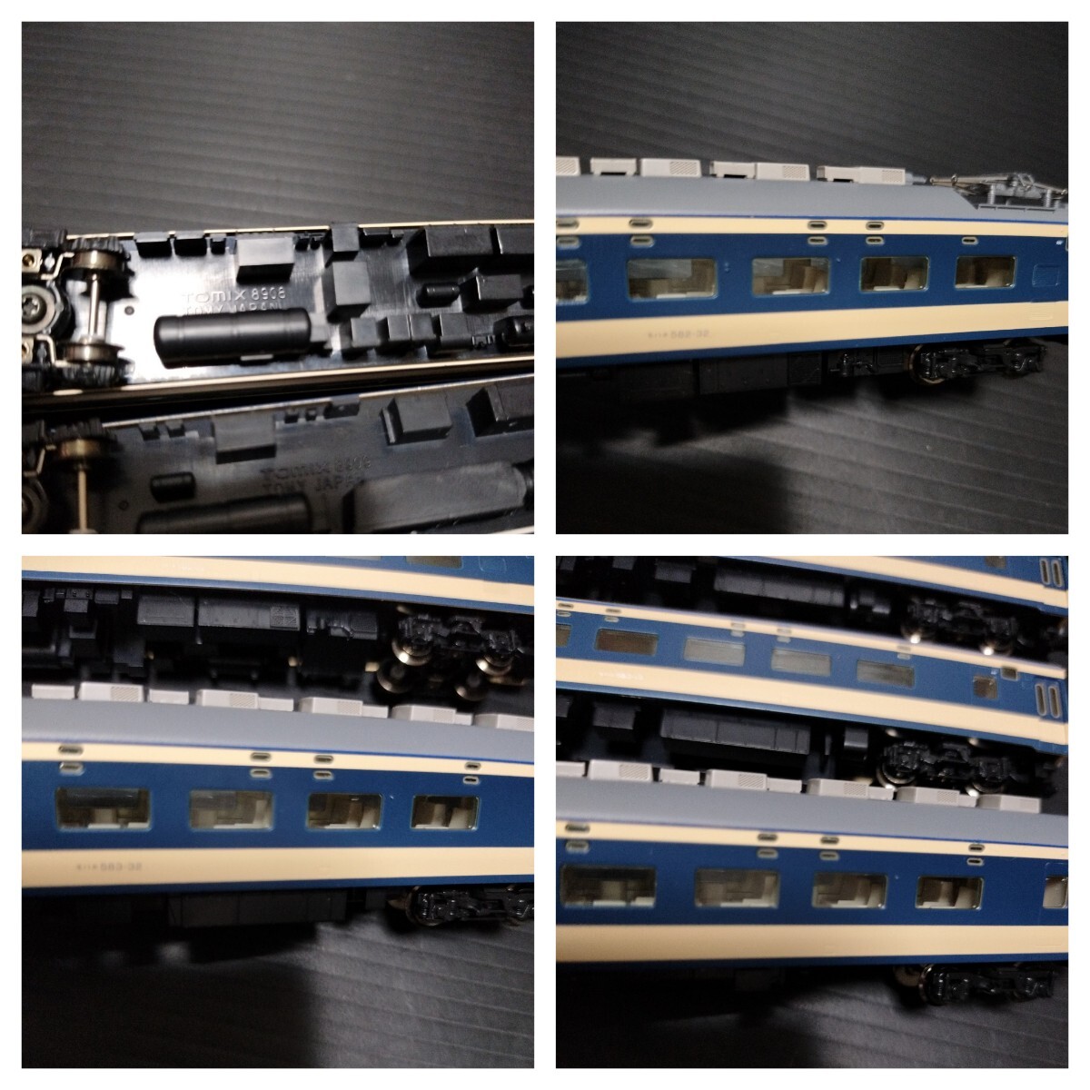 TOMIX「582系・583系 中間車 5両」 動作未確認 旧 トミックス TOMIX「582系・583系 中間車 5両」 動作未確認 旧 トミックス