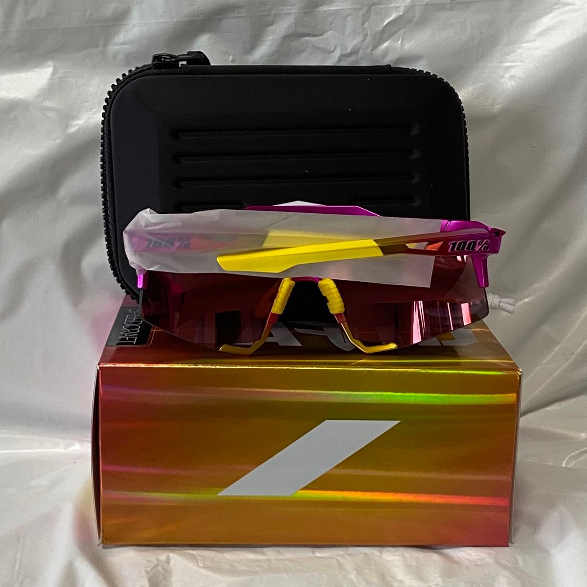 新品 100% Speedcraft サングラス ピンク×イエロー タティスJr 新品 100% Speedcraft サングラス ピンク×イエロー タティスJr