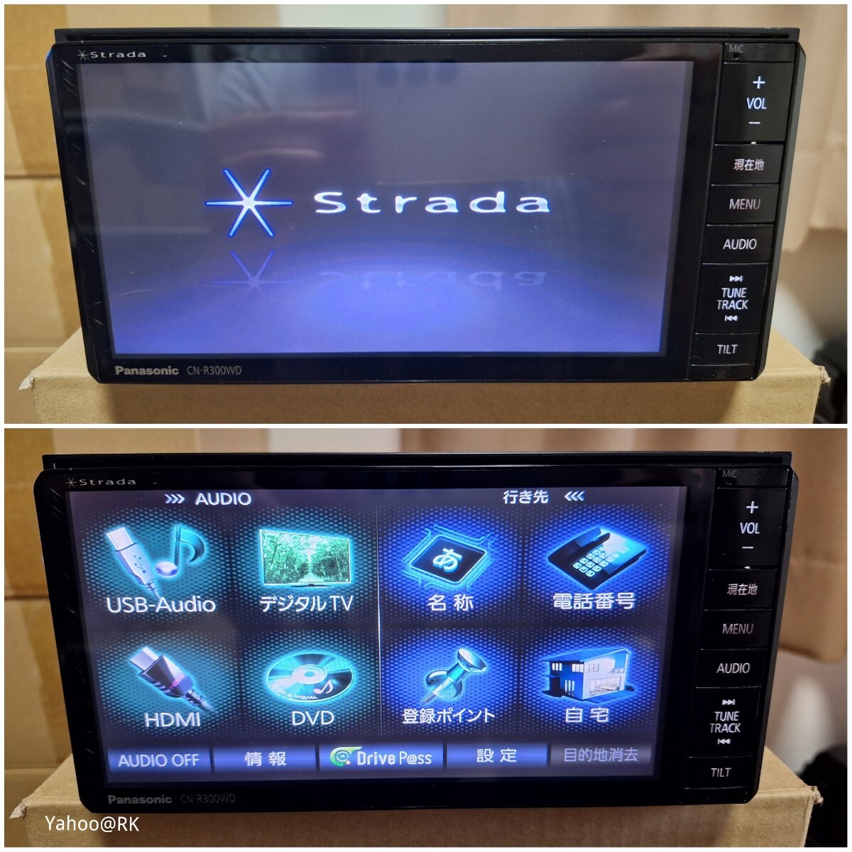 Panasonic ナビ ストラーダ 型式 CN-R300WD DVD再生 テレビ Panasonic ナビ ストラーダ 型式 CN-R300WD DVD再生 テレビ
