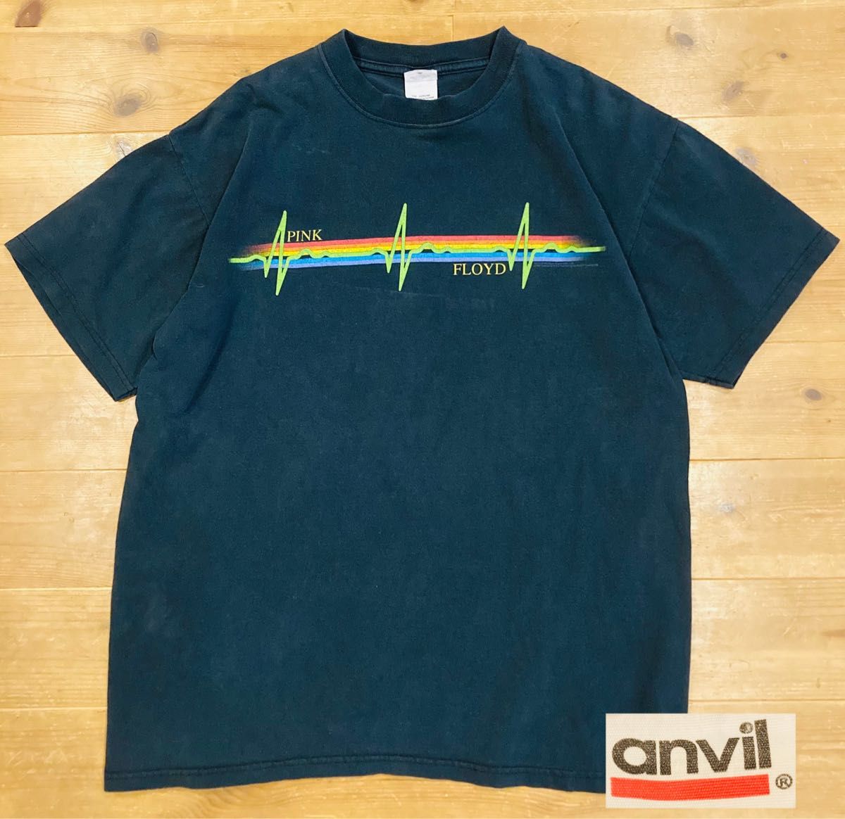 Tシャツ 古着 90s anvil アンビル Pink Floyd 狂気 レア Tシャツ 古着 90s anvil アンビル Pink Floyd 狂気 レア