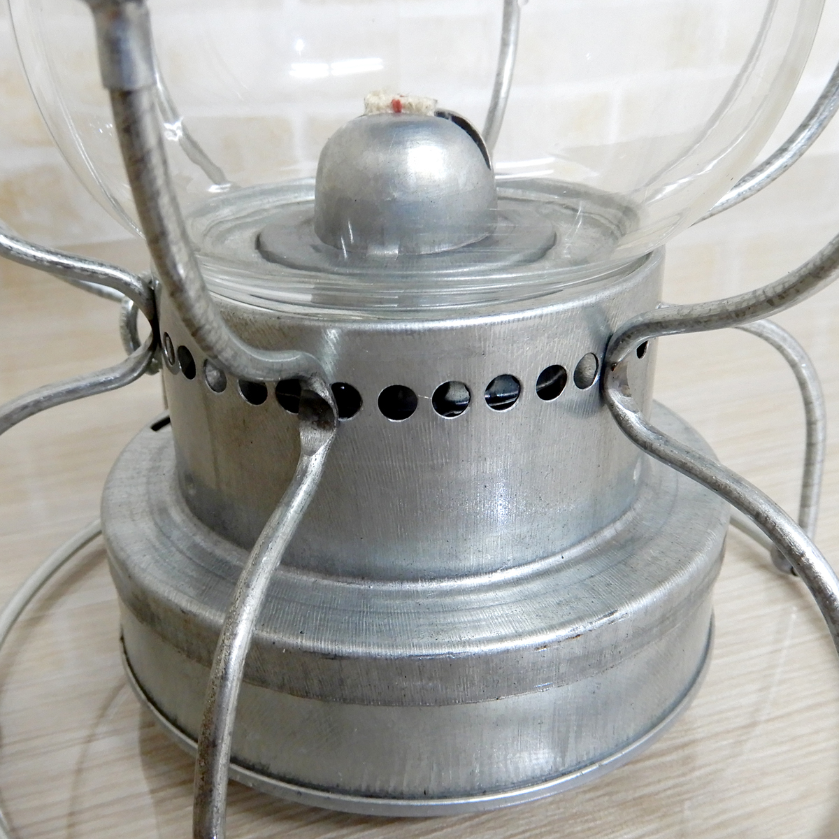 替芯付【送料無料】新品 Watchman No.100 Railroad Lantern - Galvanized 日本未発売 ◇レイルロード ランタン 亜鉛メッキ シルバー 未使用 8