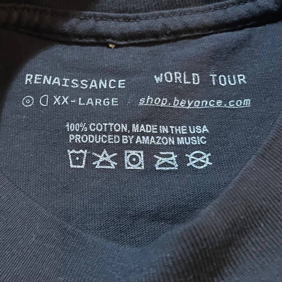 beyonce Renaissance tour 2023 Tシャツ XXL ブラック 半袖 beyonce Renaissance tour 2023 Tシャツ XXL ブラック 半袖