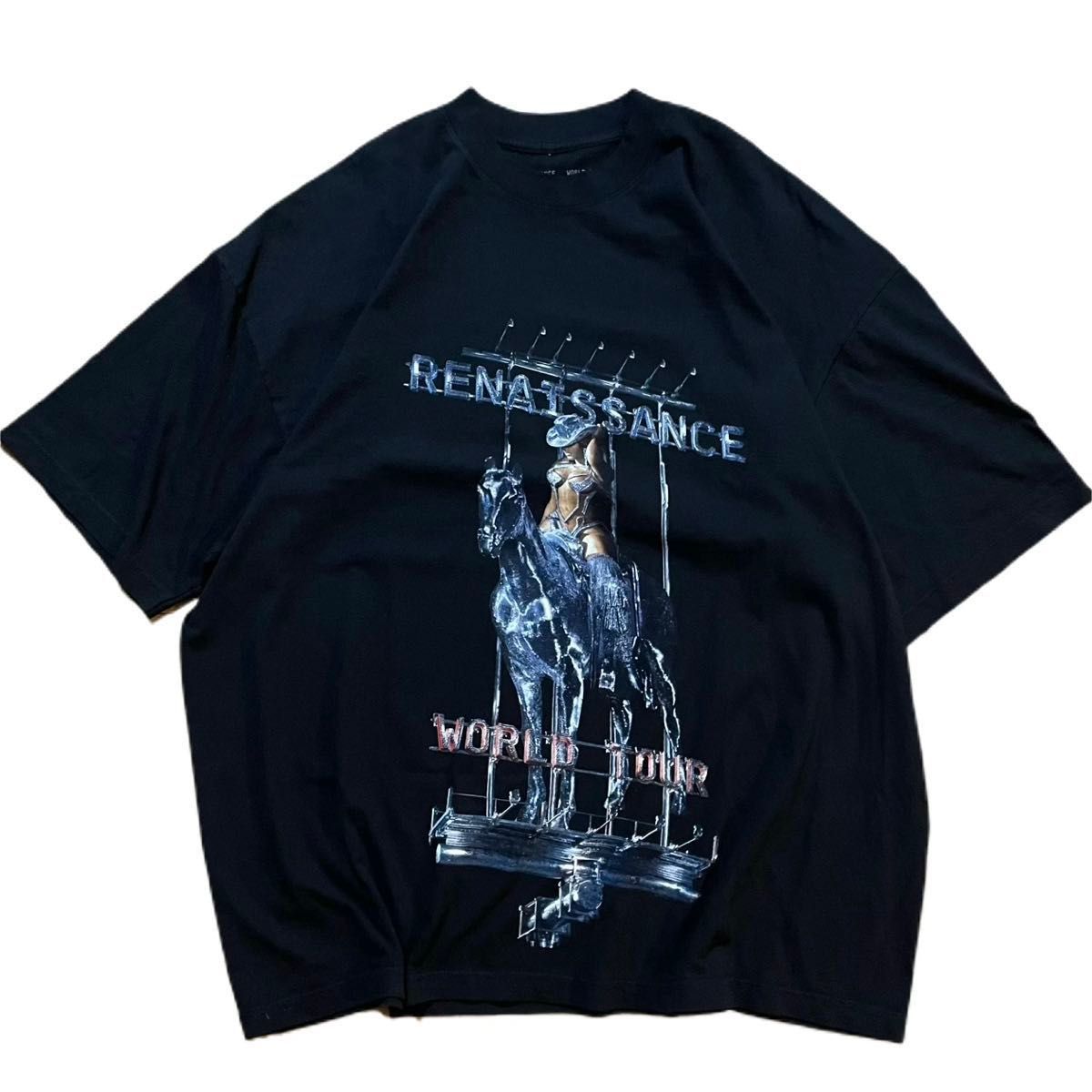 beyonce Renaissance tour 2023 Tシャツ XXL ブラック 半袖 beyonce Renaissance tour 2023 Tシャツ XXL ブラック 半袖