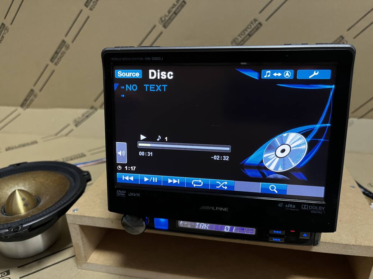 ALPINE IVA-D800J インダッシュモニター Bluetooth仕様 7型LED ALPINE IVA-D800J インダッシュモニター Bluetooth仕様 7型LED
