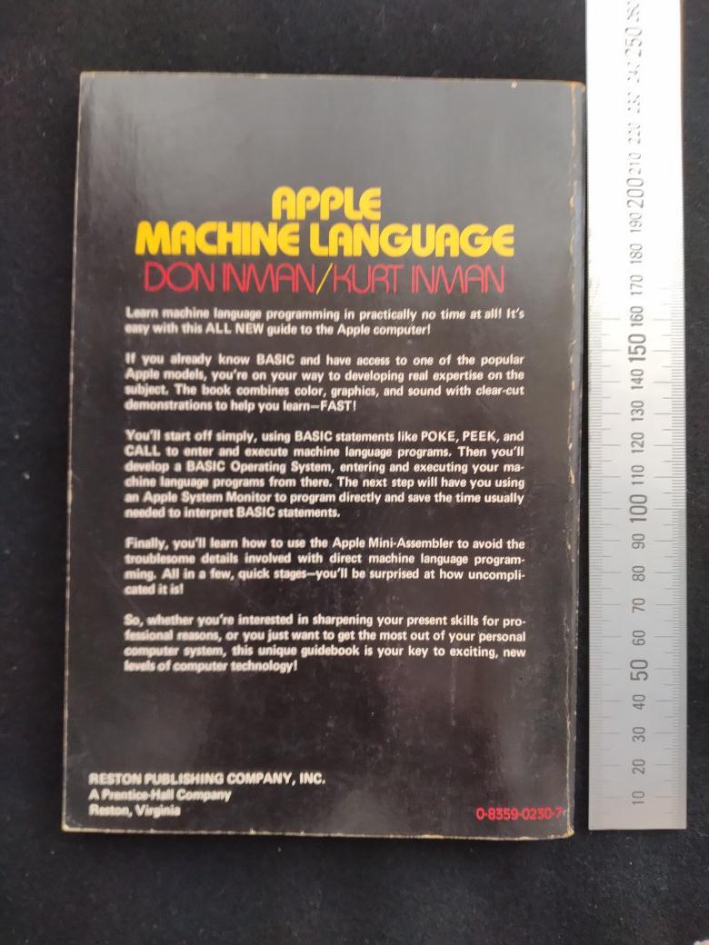 8595円 【輸入本】珍本 レア本 APPLE MACHINELANGUAGE 8595円 【輸入本】珍本 レア本 APPLE MACHINELANGUAGE