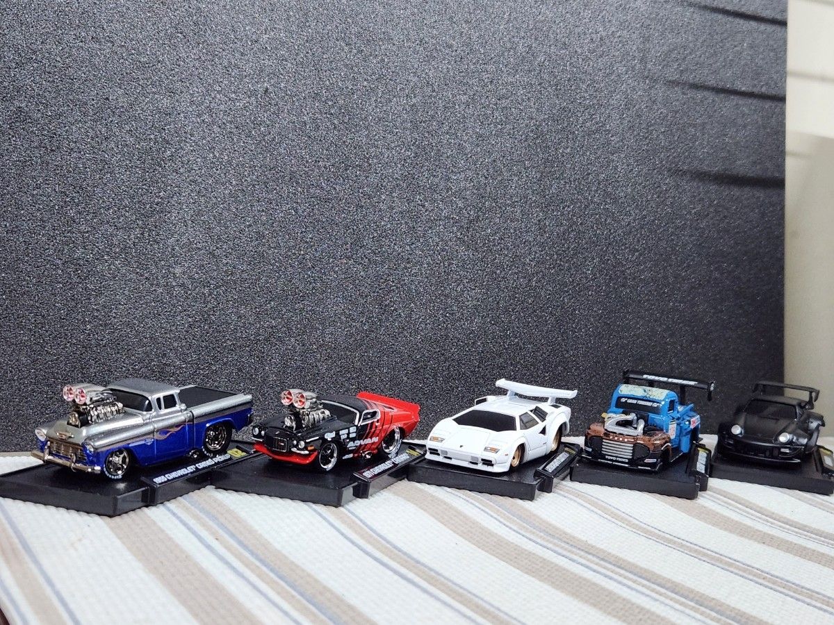 RAUH-Welt ポルシェ911 ミニカー 6台セット 新品 RWB 993 911 RAUH-Welt マッスルマシーンズ 1/64