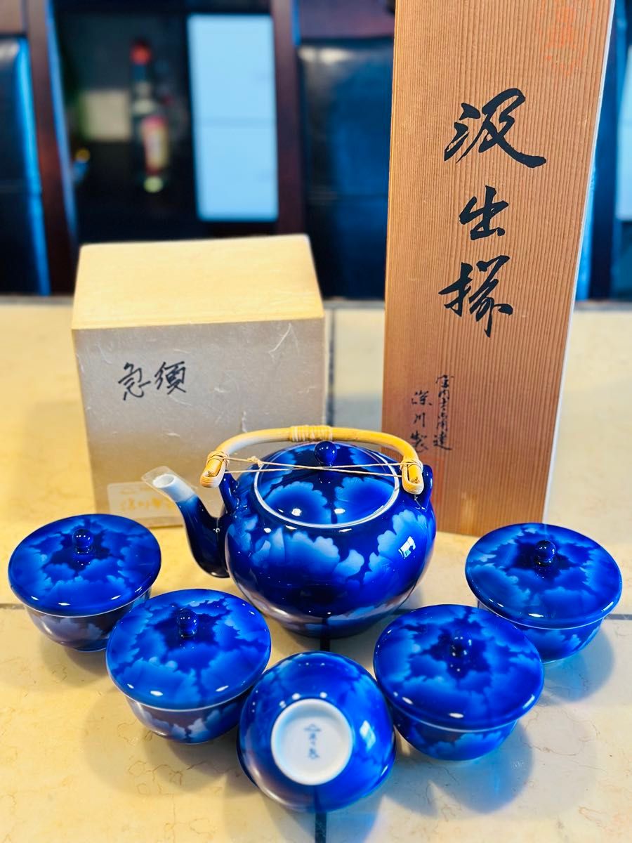 宮内庁御用達-【深川製磁】急須+湯呑みセット|Yahoo!フリマ(旧 宮内庁御用達-【深川製磁】急須+湯呑みセット|Yahoo!フリマ(旧