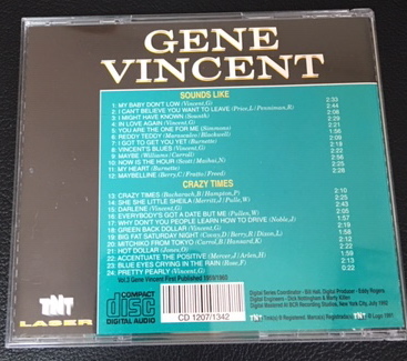 ジーン・ヴィンセント★Gene Vincent Vol.3（2 in1CD）／50’s ロカビリー★Crazy Times、Ready Teddy♪_画像3