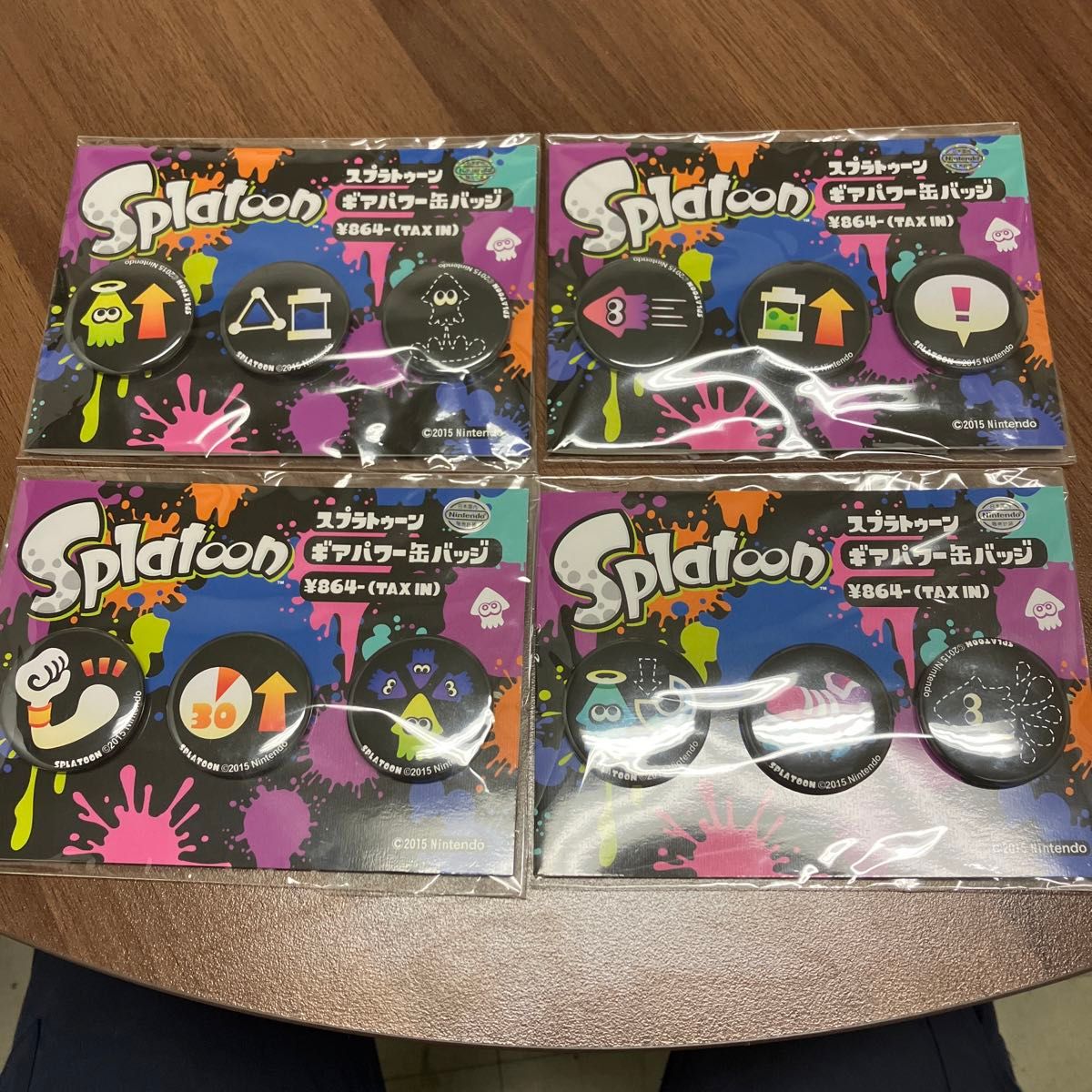 缶バッジ】Splatoon(スプラトゥーン) ギアパワー缶バッジ 全8種 缶バッジ】Splatoon(スプラトゥーン) ギアパワー缶バッジ 全8種