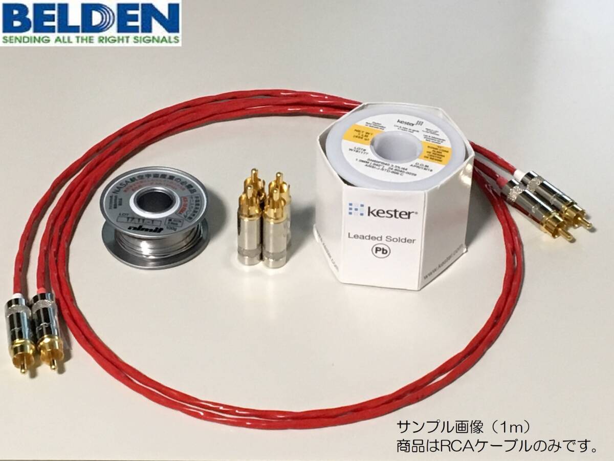 6m×2本 ベルデンRCAケーブル》 BELDEN 88760 / REAN NYS352G or 6m×2本 ベルデンRCAケーブル》 BELDEN 88760 / REAN NYS352G or