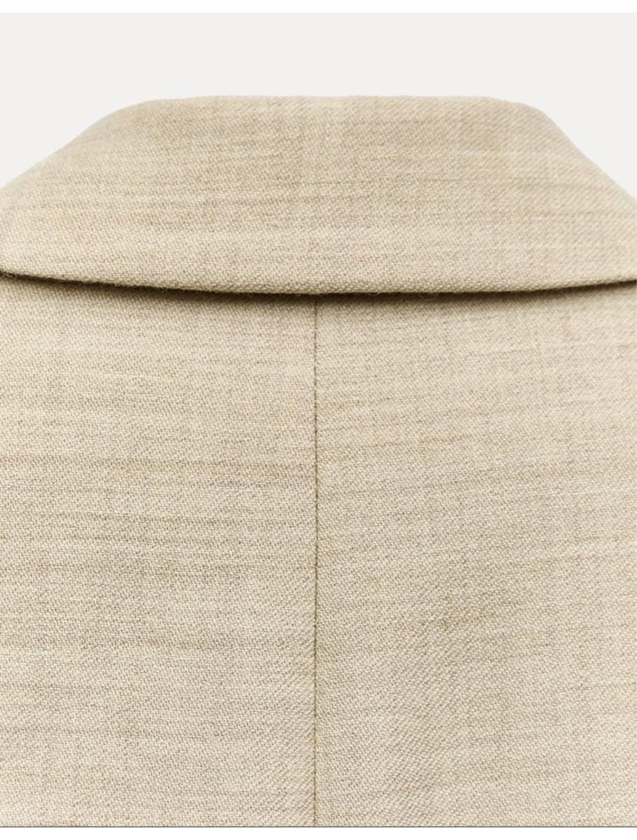 ZARA 新品 ZW COLLECTION ウール ストレートフィット ブレザー ZARA 新品 ZW COLLECTION ウール ストレートフィット ブレザー