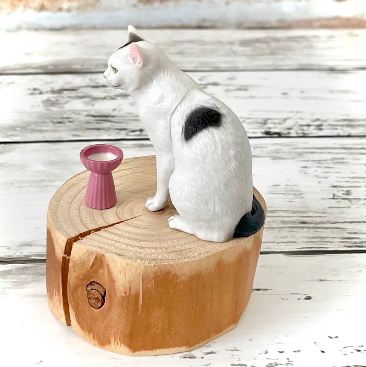森口修の猫】フィギュアマスコット2 ミルク皿付き ガチャ キタン 森口修の猫】フィギュアマスコット2 ミルク皿付き ガチャ キタン