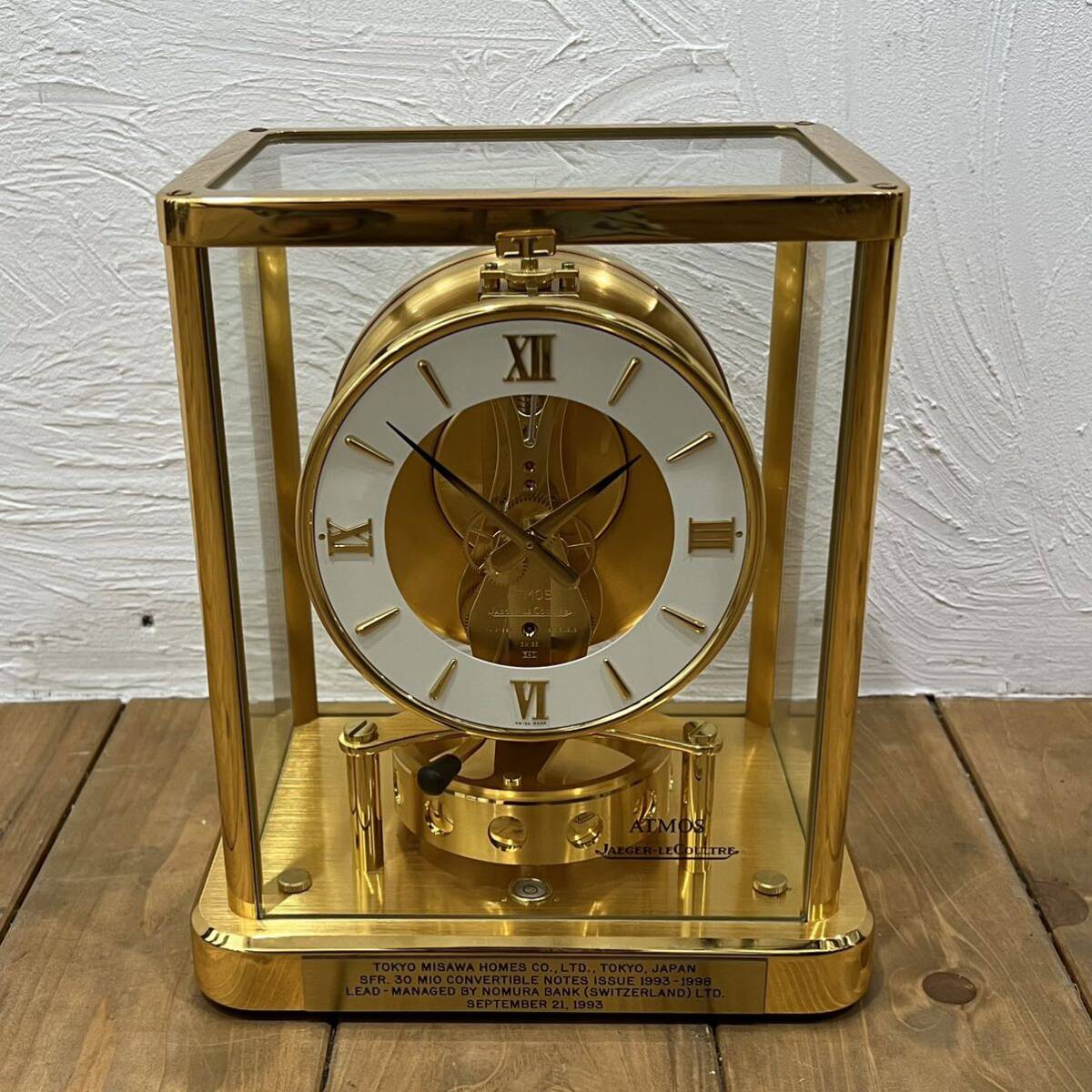 JAEGER-LECOULTRE ジャガールクルト ATMOS アトモス CAL 540 空気時計 永久時計 置時計 現状品