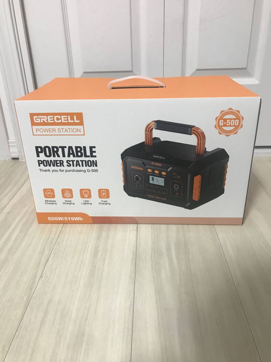 新品 ポータブル電源 大容量 500W GRECELL 140400mAh/519wh 新品 ポータブル電源 大容量 500W GRECELL 140400mAh/519wh