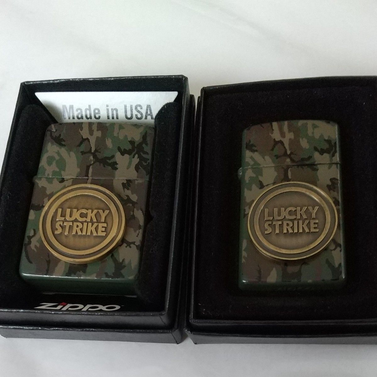 ZIPPO ライター ラッキーストライク 迷彩 レギュラー スリム ZIPPO ライター ラッキーストライク 迷彩 レギュラー スリム