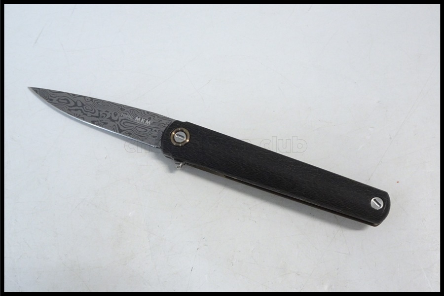 独特の素材 東京)Maniago Knife Makers MKM Zieba 60th Flame Executive ハンティングナイフ、狩猟刀