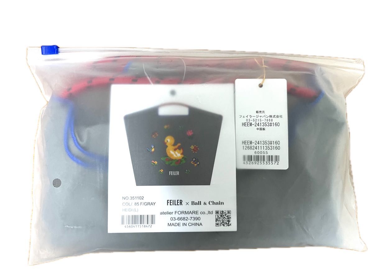新品未使用】ボールアンドチェーン フェイラー ハイジ グレー L 新品未使用】ボールアンドチェーン フェイラー ハイジ グレー L