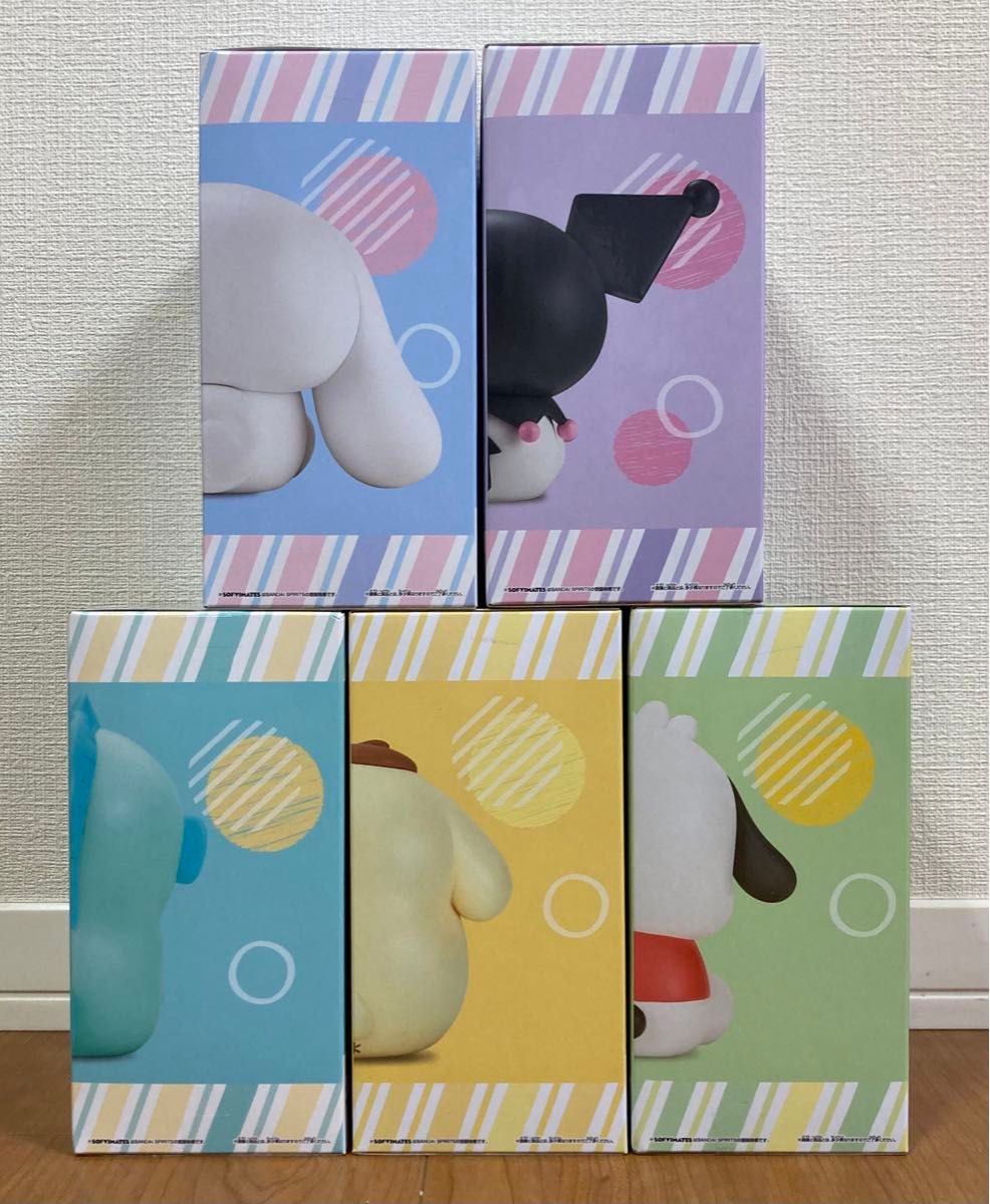 新品・未開封】サンリオキャラクターズSOFVIMATES5体セット 新品・未開封】サンリオキャラクターズSOFVIMATES5体セット