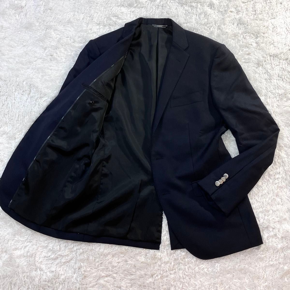 高級素材 JOSEPH HOMME テーラードジャケット 銀ボタン ネイビー 高級素材 JOSEPH HOMME テーラードジャケット 銀ボタン ネイビー