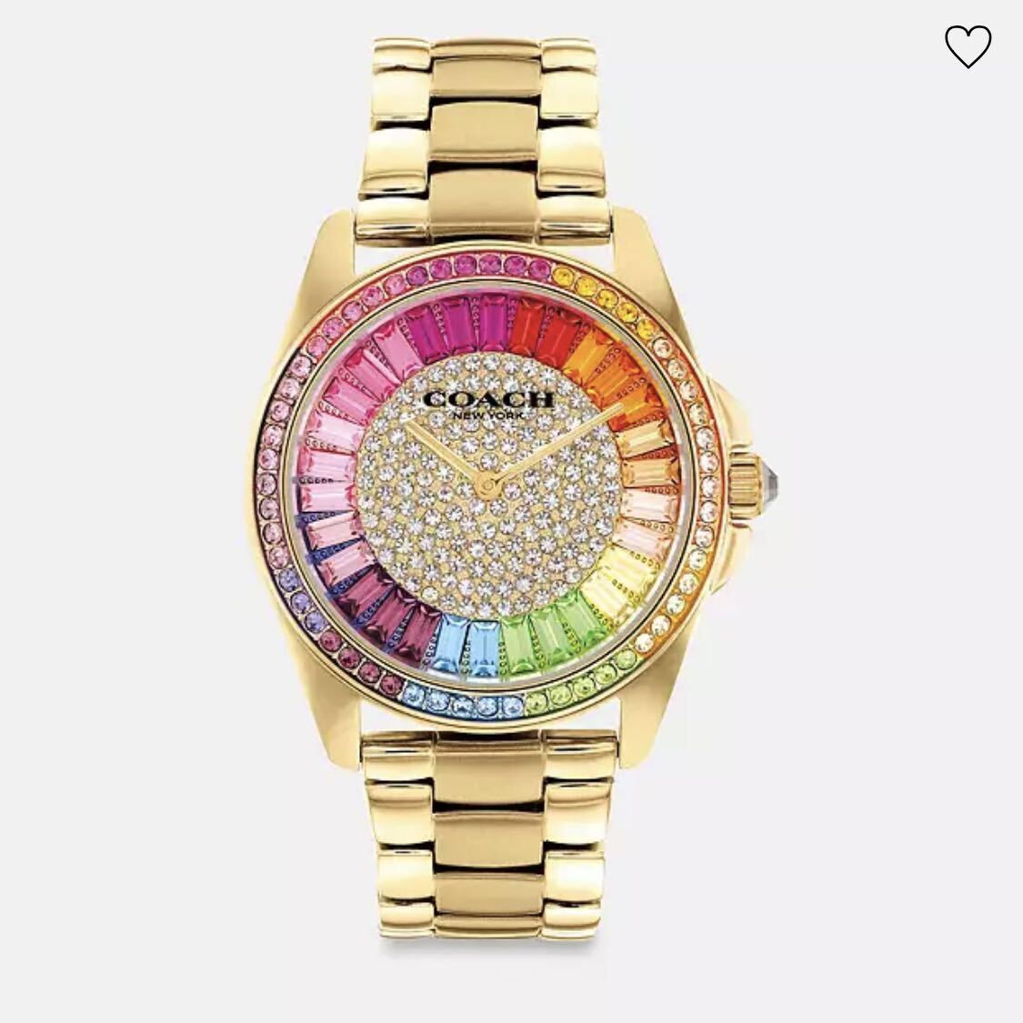 美品 コーチ coach グレイソン 腕時計 レインボー ゴールド 美品 コーチ coach グレイソン 腕時計 レインボー ゴールド