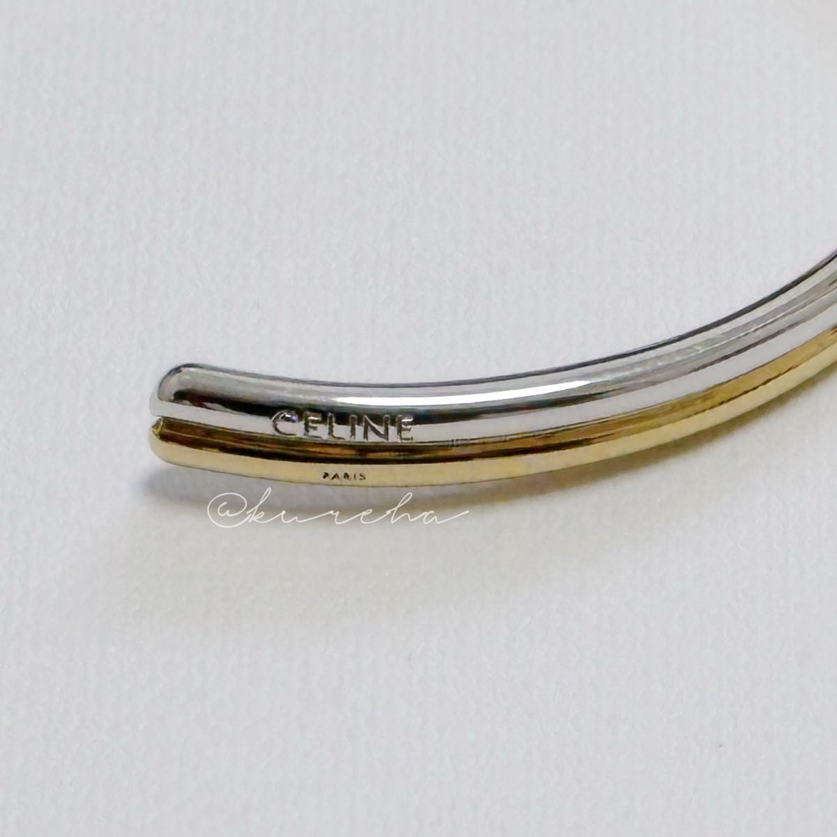 美品】CELINE セリーヌ Knot Double Bracelet ノット ダブル 美品】CELINE セリーヌ Knot Double Bracelet ノット ダブル