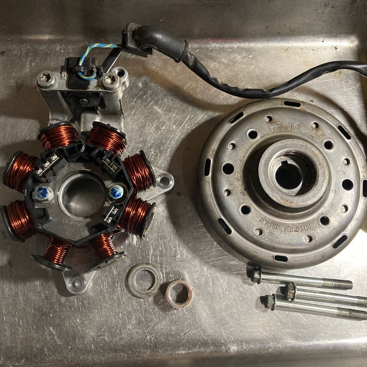 NSR50 80 NS50F NS-1 に使える ジェネレータ フライホイール NSR50 80 NS50F NS-1 に使える ジェネレータ フライホイール