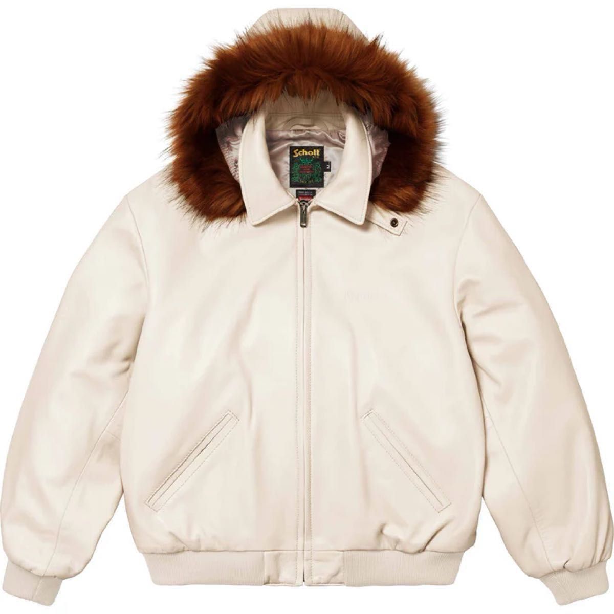 Supreme Schott Hooded Leather Bomber Jacket 2024fw限定 Supreme Schott Hooded Leather Bomber Jacket 2024fw限定