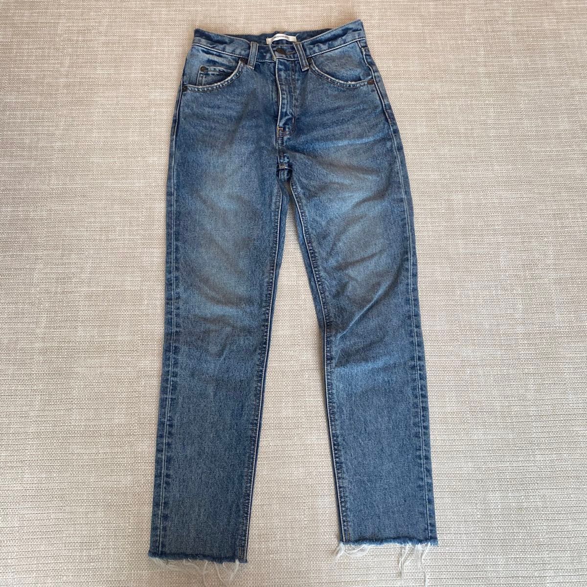 MOUSSY】JUST WAIST SLIM STRAIGHT デニム ジーンズ 23インチ XS MOUSSY】JUST WAIST SLIM STRAIGHT デニム ジーンズ 23インチ XS