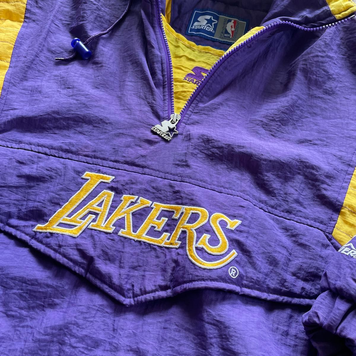 starter lakers ナイロンジャケット ナイロンプルオーバー starter lakers ナイロンジャケット ナイロンプルオーバー