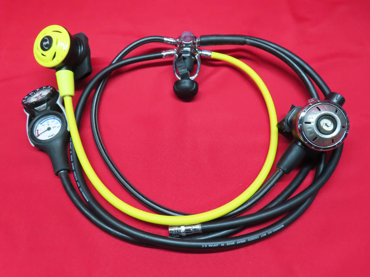TUSA ツサ レギュレーター RS-671 オクトパス ゲージ ダイビング用品 管理6k0824A-B04