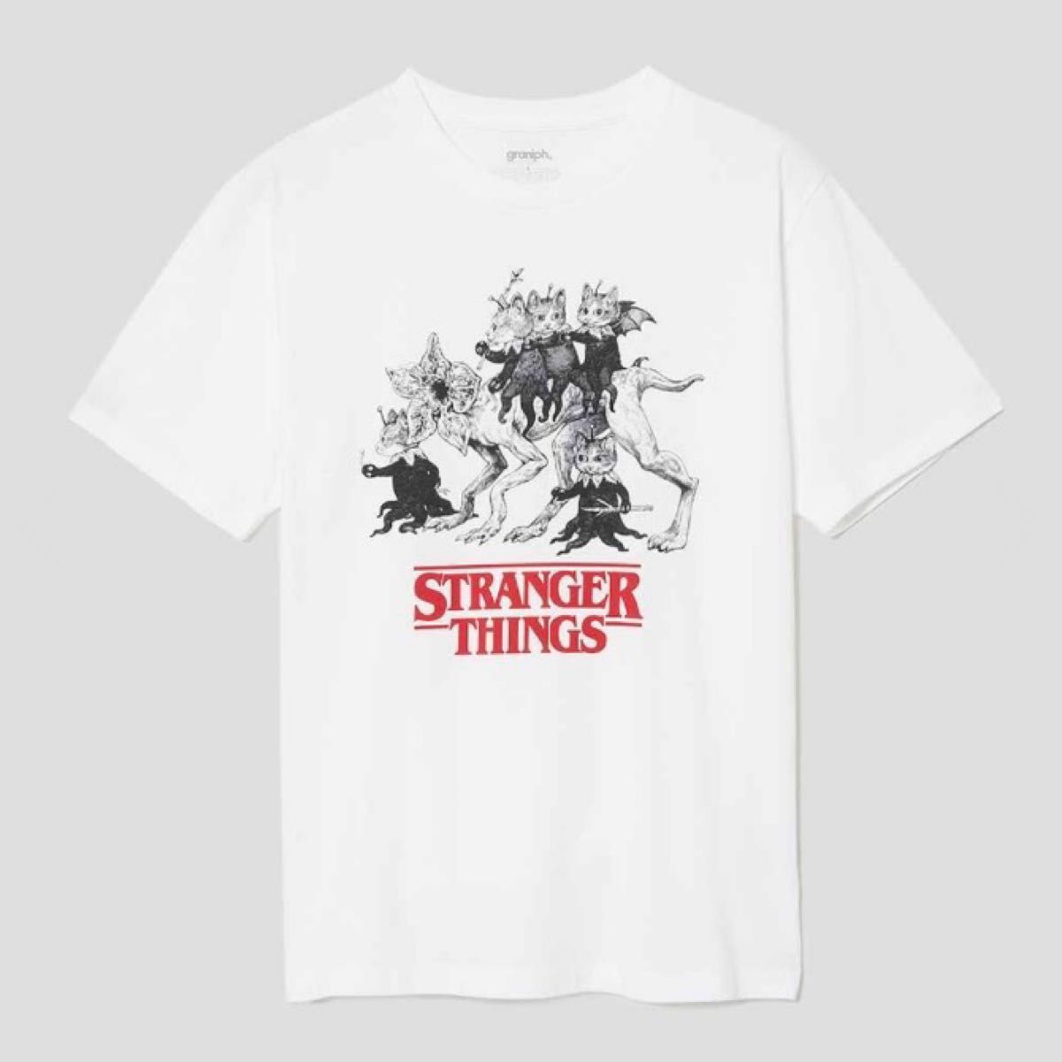 グラニフ ストレンジャーシングス ヒグチユウコ Tシャツ XL 完売 グラニフ ストレンジャーシングス ヒグチユウコ Tシャツ XL 完売