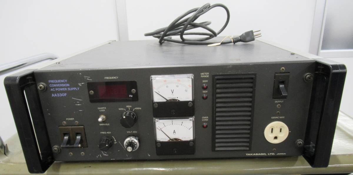 TAKASAGO AA330F FREQUENCY CONVERSION AC POWER SUPPLY ACパワーサプライ その他