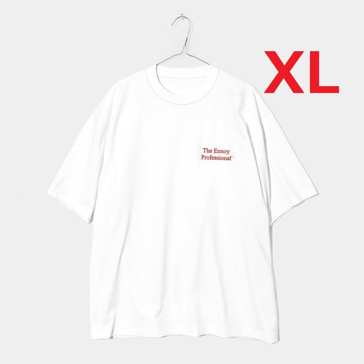 XLサイズ ENNOY PROFESSIONAL LOGO T-SHIRT (WHITE x RED XLサイズ ENNOY PROFESSIONAL LOGO T-SHIRT (WHITE x RED