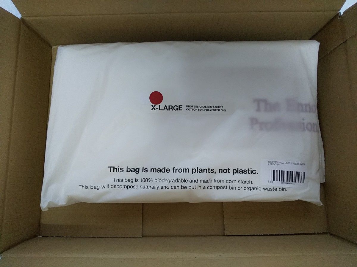 XLサイズ ENNOY PROFESSIONAL LOGO T-SHIRT (WHITE x RED XLサイズ ENNOY PROFESSIONAL LOGO T-SHIRT (WHITE x RED