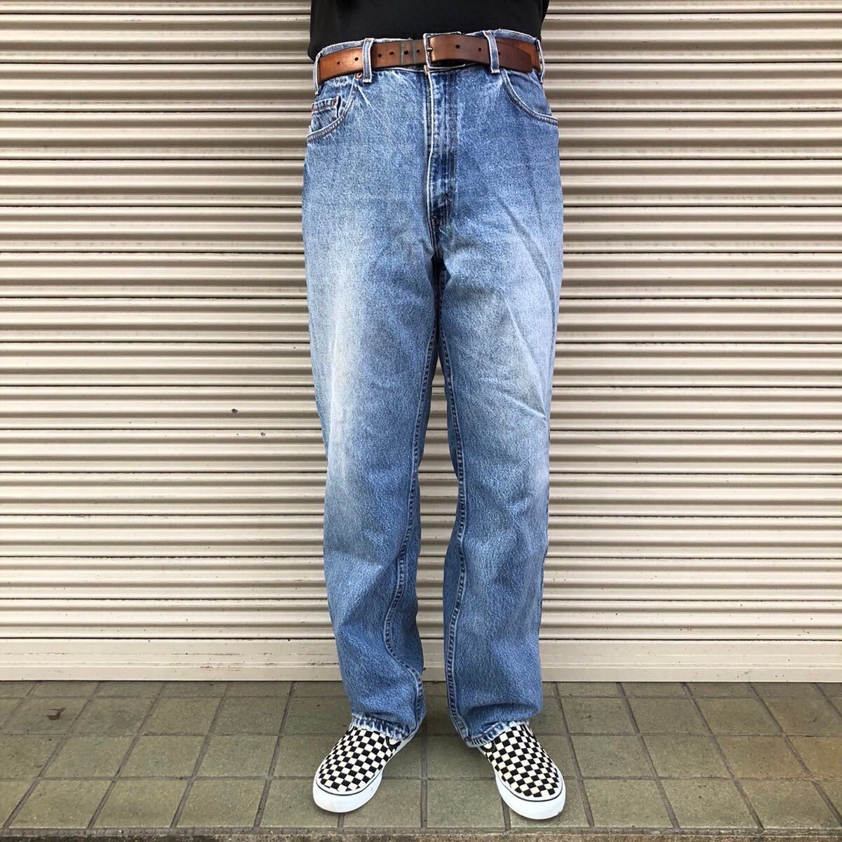 00s Levi's 550 リーバイス ワイド テーパード バギー デニム 00s Levi's 550 リーバイス ワイド テーパード バギー デニム