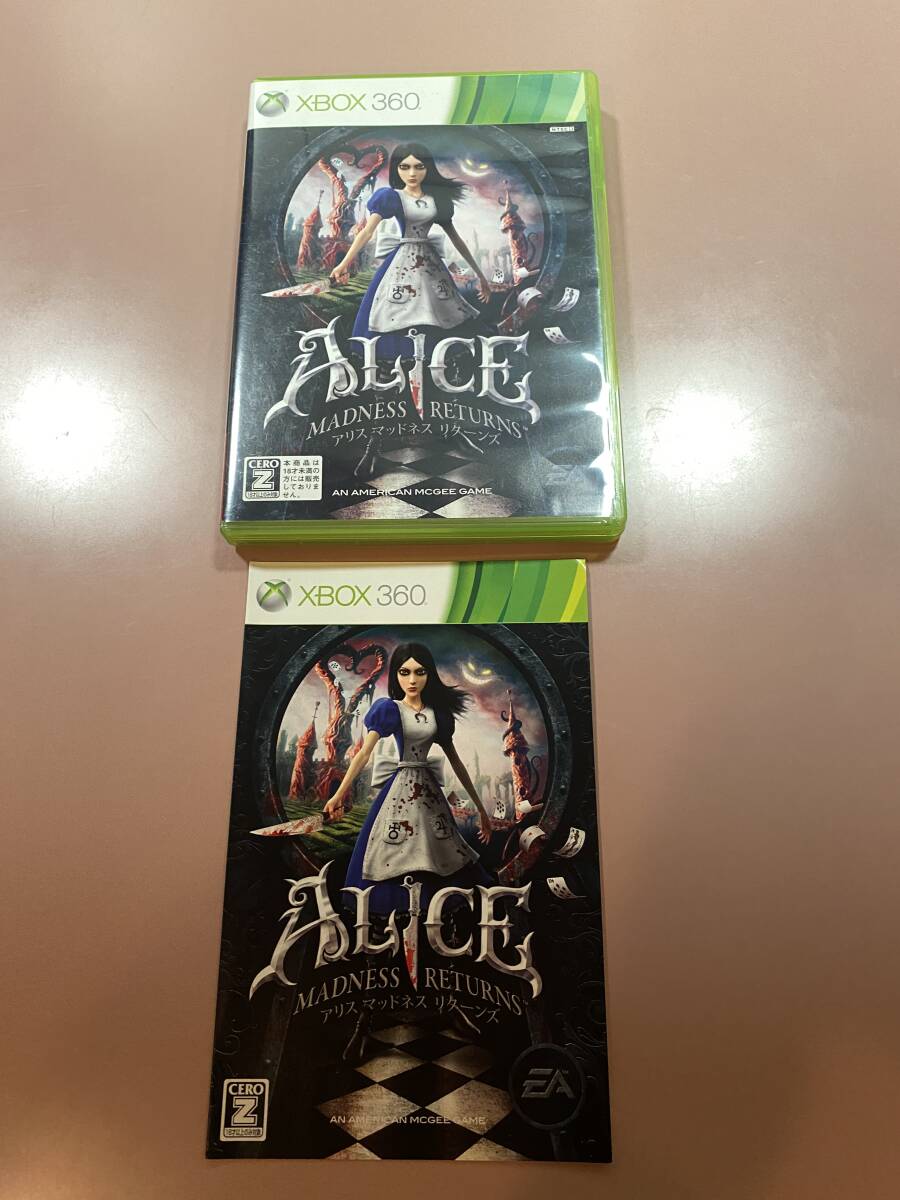 アリス マッドネス リターンズ Xbox360 未開封 起動未確認品 Xbox360 アリスマッドネスリターンズ used Alice