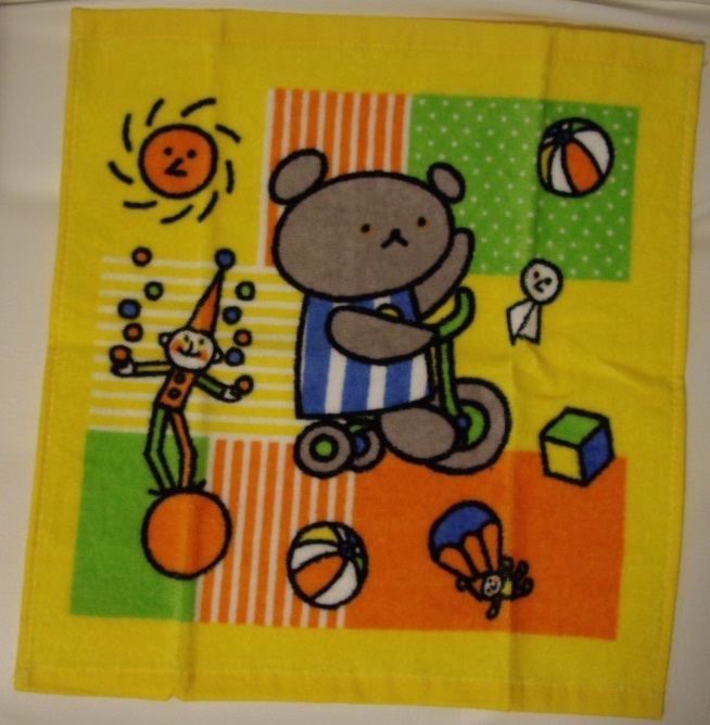  new goods! popular picture book character *... Chan * hand towel handkerchie * approximately 36×33cmbe arc mabear