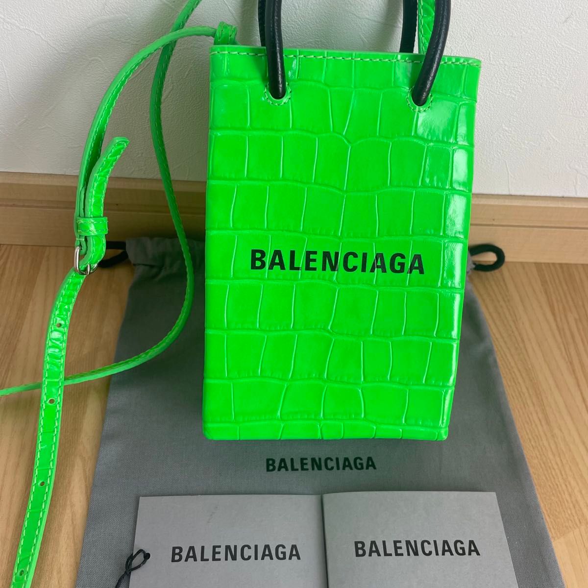 【バレンシアガ】超セール!ミニ ショッピングバッグ ショルダー 新品同様 極美品 バレンシアガ BALENCIAGA ミニショッピング