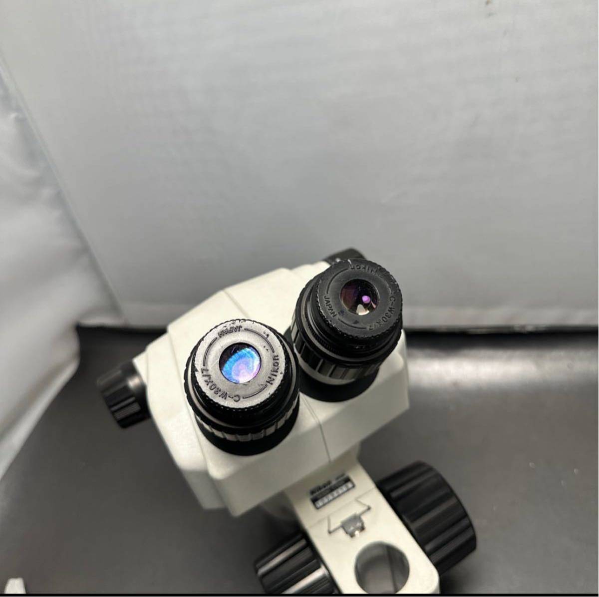 2FW57」実動品 ニコン SMZ-1 ESD ズーム式双眼実体顕微鏡 C-W30X 2FW57」実動品 ニコン SMZ-1 ESD ズーム式双眼実体顕微鏡 C-W30X