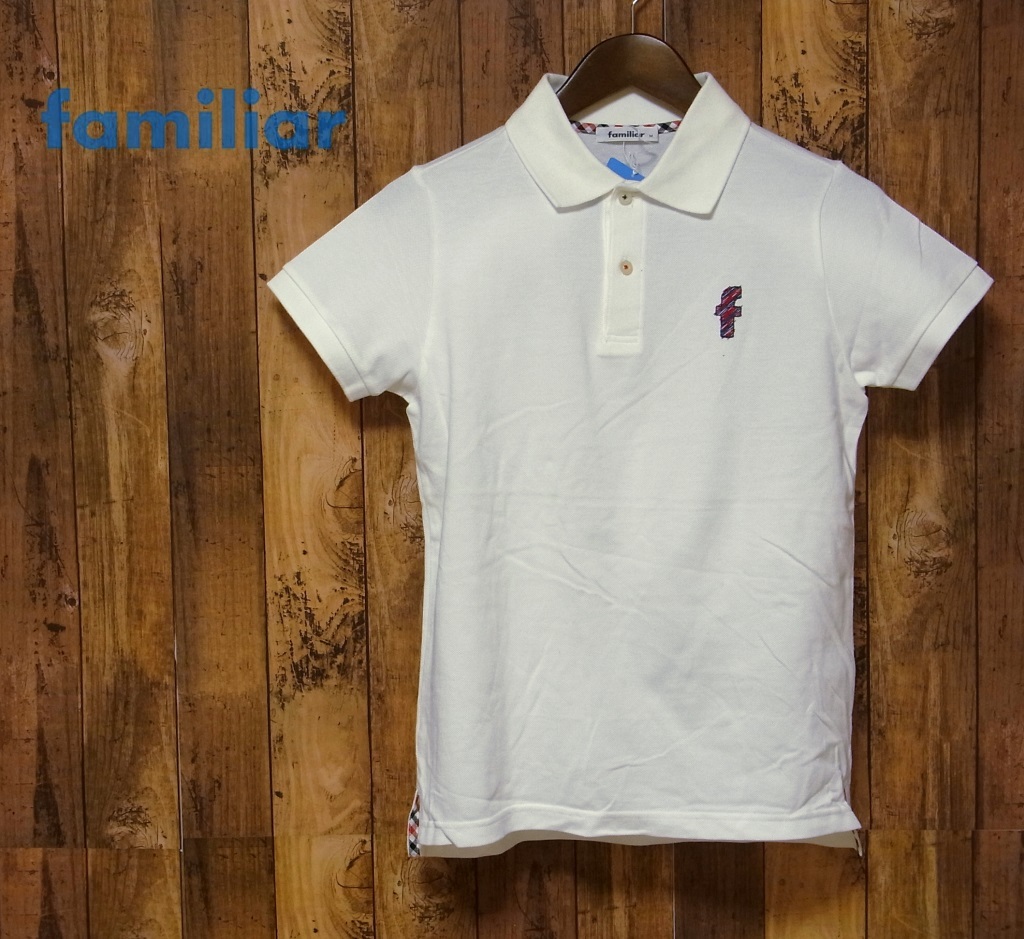  tag attaching [M]familiar Familia polo-shirt embroidery made in Japan 