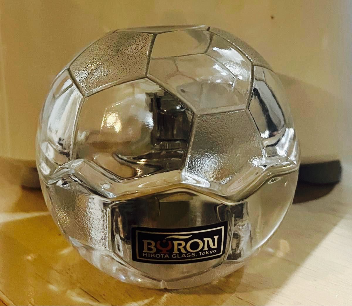 廣田硝子 廣田ガラス 廣田グラス BYRON サッカーボール ライター アンティーク ヴィンテージ 昭和レトロ 東京