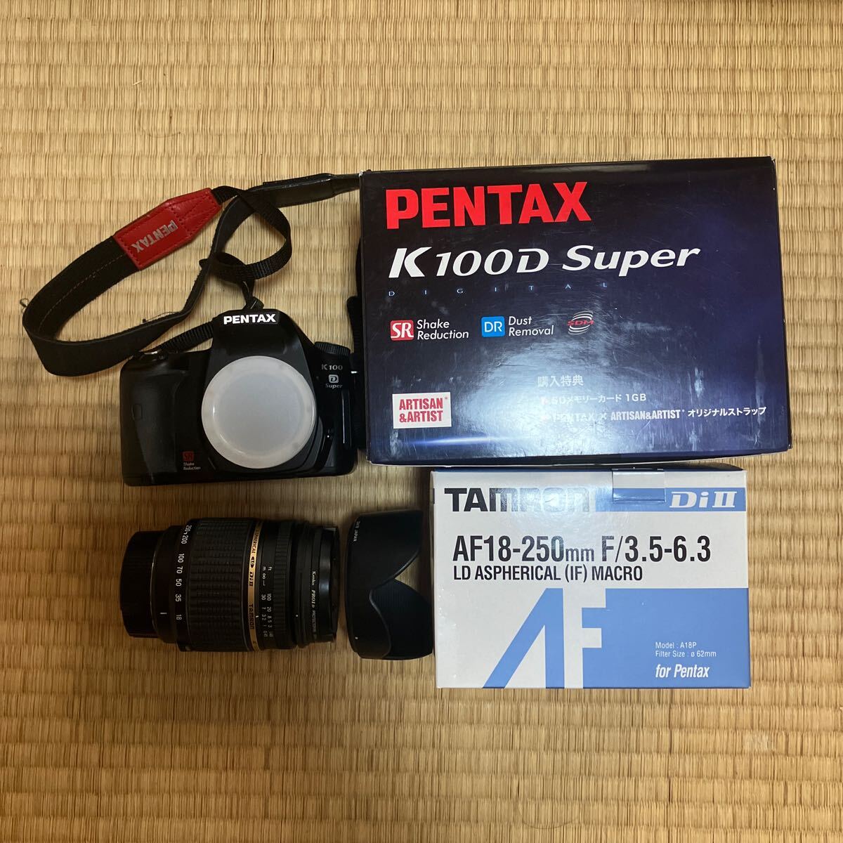 中古・美品】PENTAX 一眼レフデジタルカメラ K100D Super + 中古・美品】PENTAX 一眼レフデジタルカメラ K100D Super +
