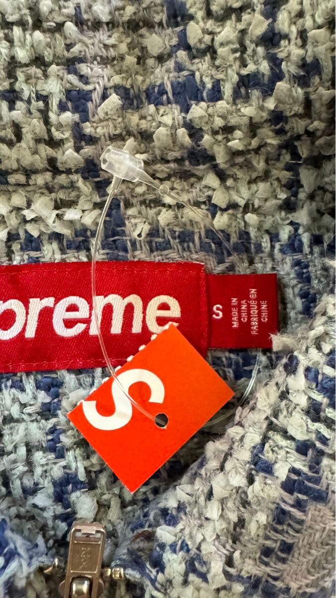 Supreme Boucle Zip Up Shirt Blue S|Yahoo!フリマ(旧PayPay Supreme Boucle Zip Up Shirt Blue S|Yahoo!フリマ(旧PayPay