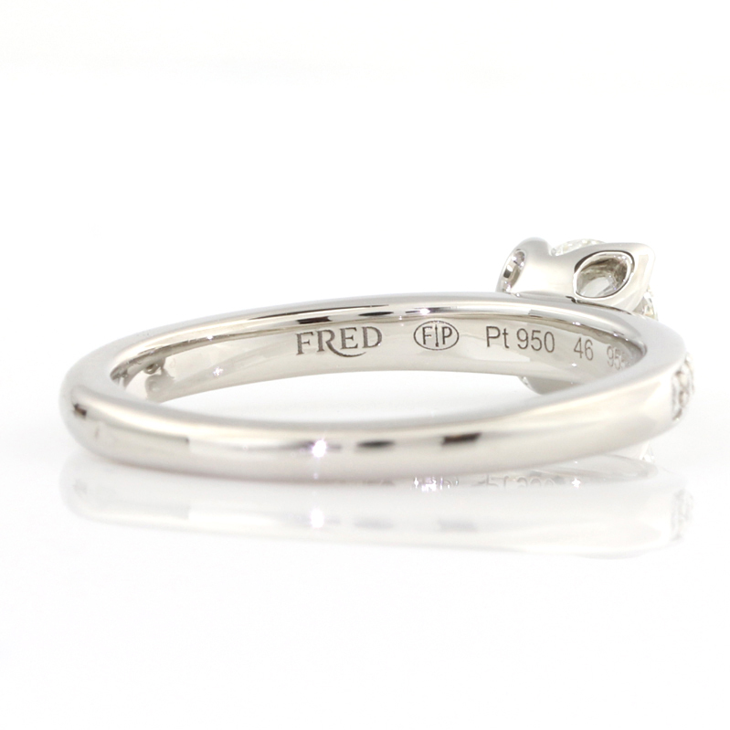 PR310961　【FRED】　0.30ct　ダイヤリング　5号　Pt950　プラチナ　当社の保証書付 フレッド　GIA　鑑定書　0.3ct　箱　_画像6