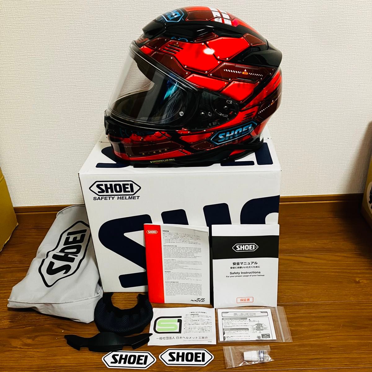 値下げ 【ほぼ未使用】2024年1月購入 限定モデル SHOEI Z-8 値下げ 【ほぼ未使用】2024年1月購入 限定モデル SHOEI Z-8